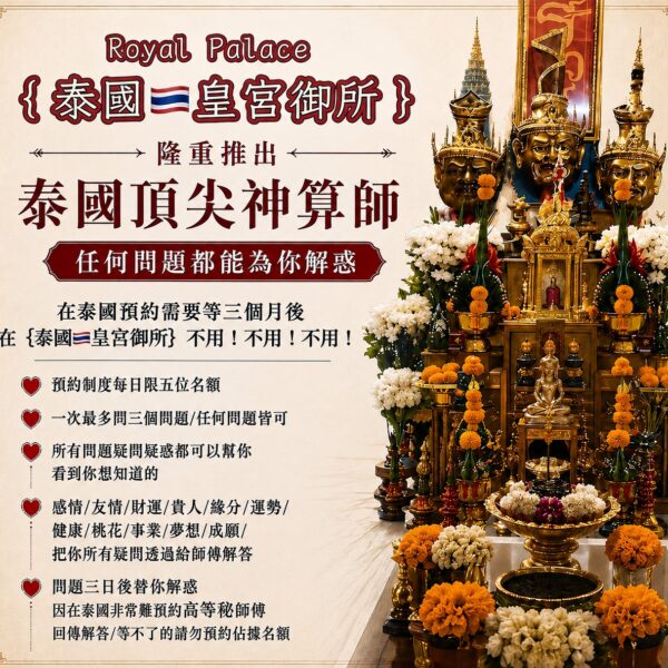 S__10625048 {泰國🇹🇭皇宮御所}隆重推出✨泰國頂尖神算師✨✨